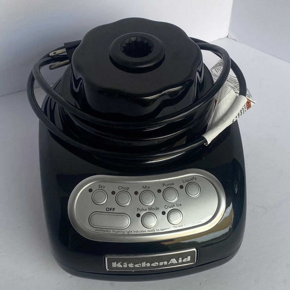 KitchenAid Blender Base KSB560OB0 Black Excellent 5-Speed 0.9 HP Motor
